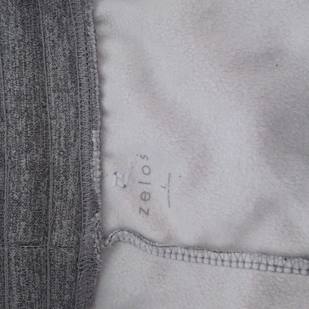 ZELOS Men's Light Gray Joggers  with Three pockets. Size L. Brand New. - Picture 14 of 14